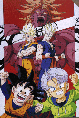 Goku And The Gang.gif